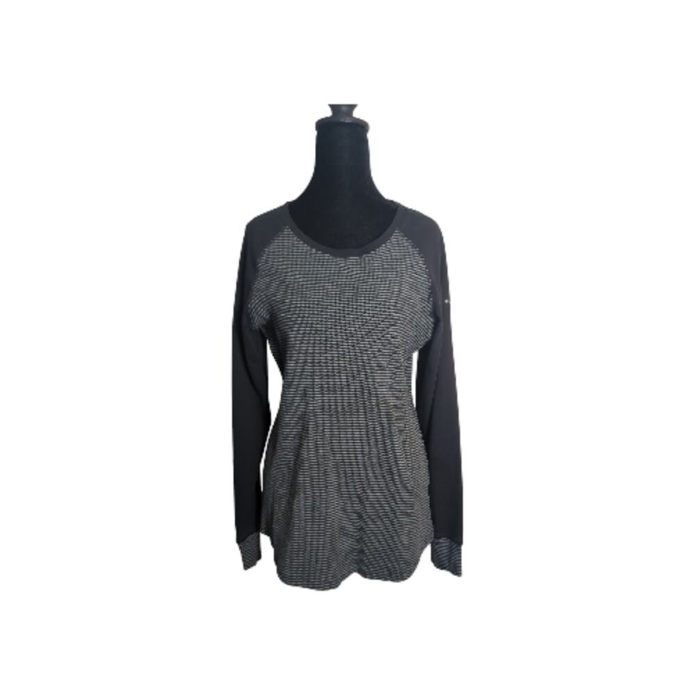 Columbia Women XL Cascade Gorge Long Sleeve Striped Crew Shirt. Outdoor Gorpcore